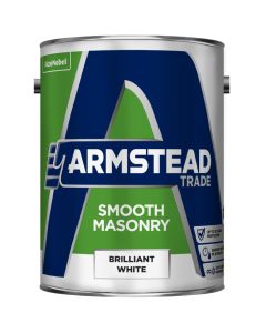 Armstead Trade Smooth Masonry Paint BW 5Ltr