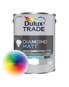 Dulux Trade Diamond Matt Pure Brilliant White 5 Litre