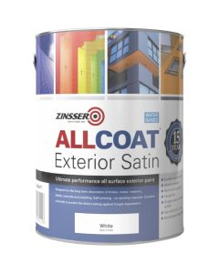 Zinsser Allcoat Exterior Satin WB White