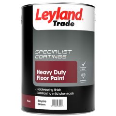 Leyland Trade Heavy Duty Floor Paint Empire Green - 5 Litres