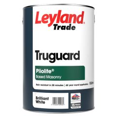 Leyland Trade Pliolite Based Masonry Brilliant White - 5 Litres