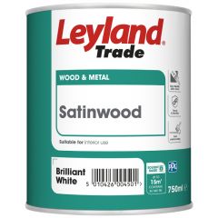 Leyland Trade Satinwood Brilliant White