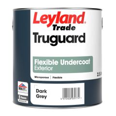 Leyland Trade Flexible Exterior Undercoat Dark Grey - 2.5 Litres