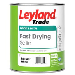 Leyland Trade Fast Drying Satin Brilliant White