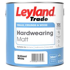 Leyland Trade Hardwearing Matt Brilliant White
