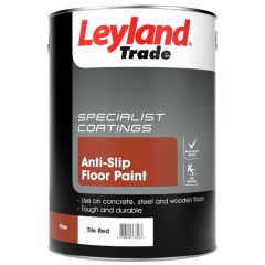 Leyland Trade Anti-Slip Floor Paint Tile Red - 5 Litres