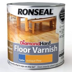 Ronseal Diamond Hard Floor Varnish Antique Pine 2.5 Litre