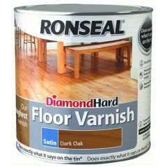 Ronseal Diamond Hard Floor Varnish Dark Oak 2.5 Litre