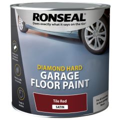 Ronseal Diamond Hard Garage Floor Paint Tile Red
