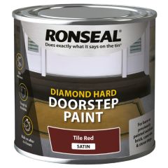Ronseal Diamond Hard Doorstep Paint Tile Red