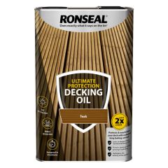 Ronseal Ultimate Protection Decking Oil Teak 5 Litre