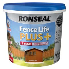 Ronseal Fence Life Plus Medium Oak 5 Litre