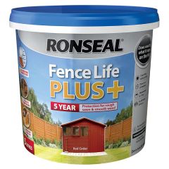 Ronseal Fence Life Plus Red Cedar 5 Litre
