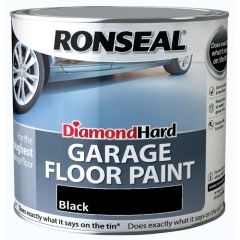 Ronseal Diamond Hard Garage Floor Paint Black 2.5 Litre