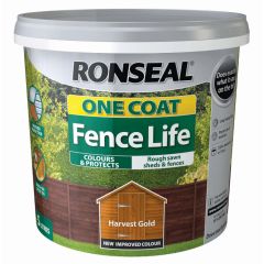 Ronseal One Coat Fence Life Harvest Gold
