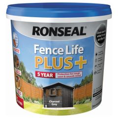 Ronseal Fence Life Plus Charcoal Grey 5 Litre