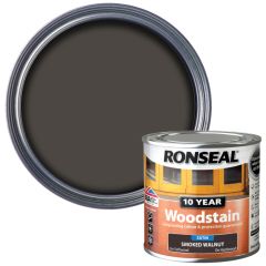 Ronseal 10 Year Woodstain Smoked Walnut Satin
