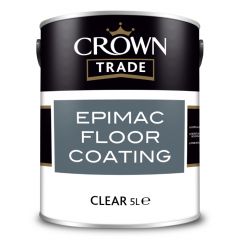 Crown Trade Epimac Floor Coating Clear 5 Litre