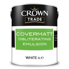 Crown Trade Covermatt Obliterating Emulsion White
