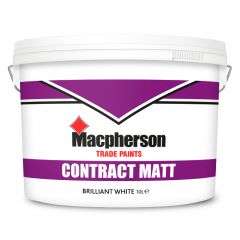 Macpherson Contract Matt Brilliant White 10 Litre