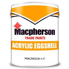 Macpherson Acrylic Eggshell Magnolia 5 Litre