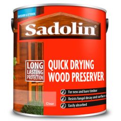 Sadolin Quick Drying Wood Preserver Clear 2.5 Litre