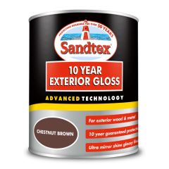Sandtex 10 Year Exterior Gloss - Chestnut Brown