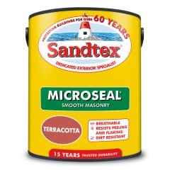 Sandtex Retail Ultra Smooth Masonry Terracotta 5 Litre