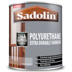 Sadolin Polyurethane Extra Durable Varnish Clear Satin