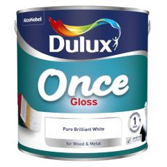 Dulux Once Gloss Pure Brilliant White