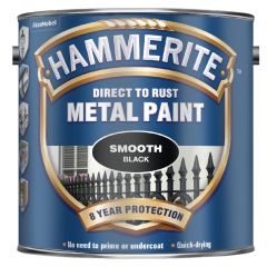 Hammerite Smooth Metal Paint Black