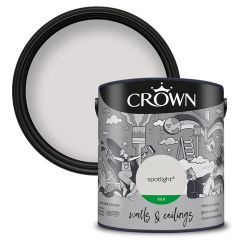 Crown Walls & Ceilings Silk Emulsion - Spotlight - 2.5 Litre