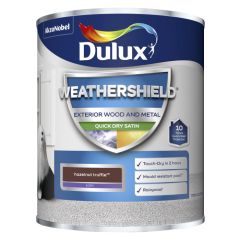 Dulux Weathershield Quick Dry Satin Hazelnut Truffle 750 ml