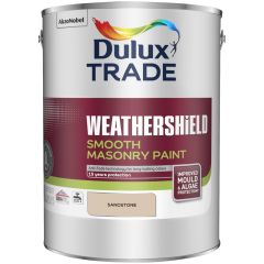 Dulux Trade Weathershield Smooth Masonry Paint Sandstone 5 Litre
