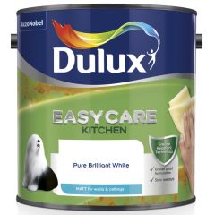 Dulux Easycare Kitchen Matt Pure Brilliant White 2.5 Litre
