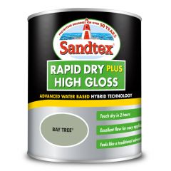 Sandtex Rapid Dry Plus High Gloss - Bay Tree - 750ml