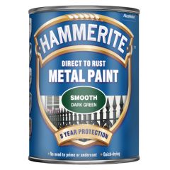 Hammerite Smooth Metal Paint Dark Green