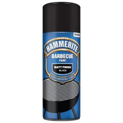 Hammerite Barbecue Paint Aerosol Black 400 ml