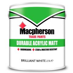 Macpherson Durable Acrylic Matt Brilliant White