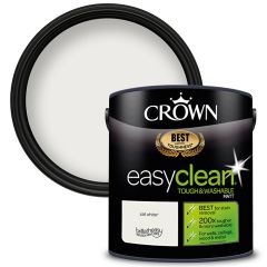 Crown Paints Easyclean Matt - Sail White - 2.5 Litre
