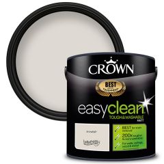 Crown Paints Easyclean Matt - Snowfall - 2.5 Litre