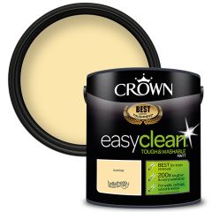 Crown Paints Easyclean Matt - Sunrise - 2.5 Litre