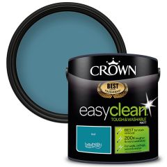 Crown Paints Easyclean Matt - Teal - 2.5 Litre