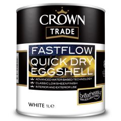 Crown Trade Fastflow Quick Dry Eggshell White