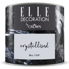 Crown Elle Decoration Flat Matt Crystallised