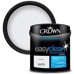 Crown Paints Easyclean Bathroom Mid Sheen with Mouldguard+ - Clay White