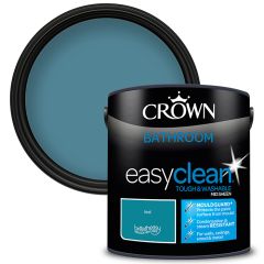 Crown Paints Easyclean Bathroom Mid Sheen with Mouldguard+ - Teal