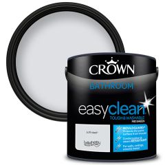 Crown Paints Easyclean Bathroom Mid Sheen with Mouldguard+ - Soft Steel