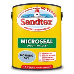 Sandtex Retail Ultra Smooth Masonry Morning Sky 5 Litre