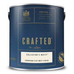 Crown Crafted Luxurious Flat Matt Finish Collector's White 2.5 Litre